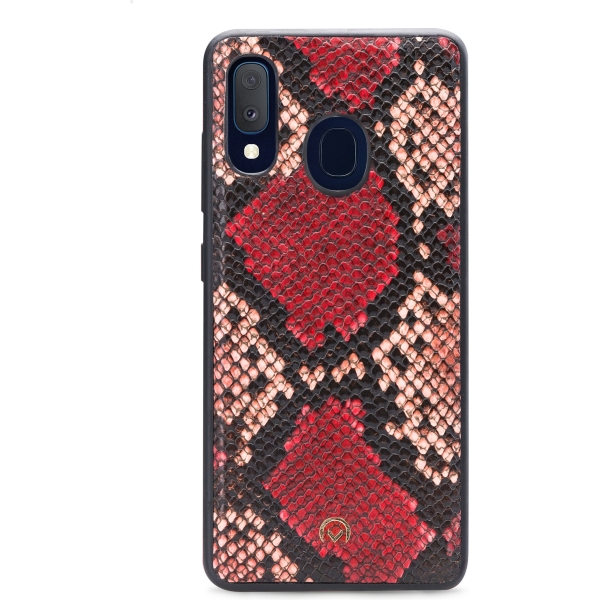 Mobilize 2In1 Gelly Velvet Clutch For Samsung Galaxy A20E Red Snake - Afbeelding 6