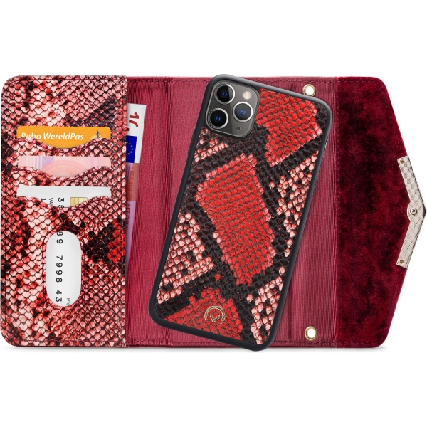 Mobilize 2In1 Gelly Velvet Clutch For Apple Iphone 11 Pro Red Snake - Afbeelding 4