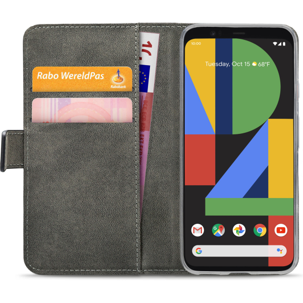 Mobilize Classic Gelly Wallet Book Case Google Pixel 4 Black - Afbeelding 3