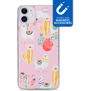 My Style Magneta Case For Apple Iphone 11 Pink Alpaca