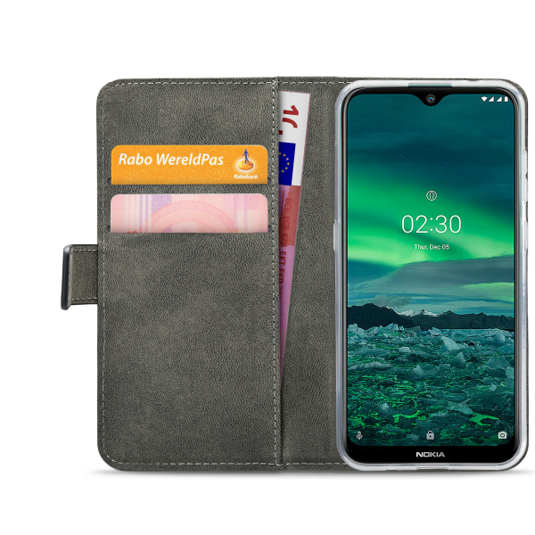 Mobilize Classic Gelly Wallet Book Case Nokia 2.3 Black - Afbeelding 3