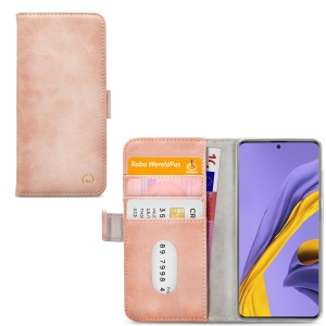 Mobilize Elite Gelly Wallet Book Case Samsung Galaxy A51 Soft Pink