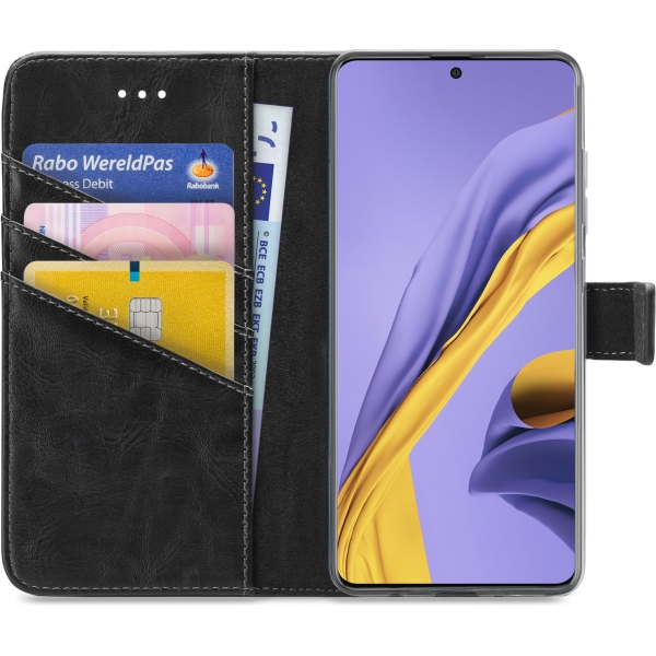 My Style Flex Wallet For Samsung Galaxy A51 Black - Afbeelding 3