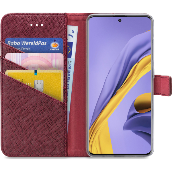 My Style Flex Wallet For Samsung Galaxy A51 Bordeaux - Afbeelding 3