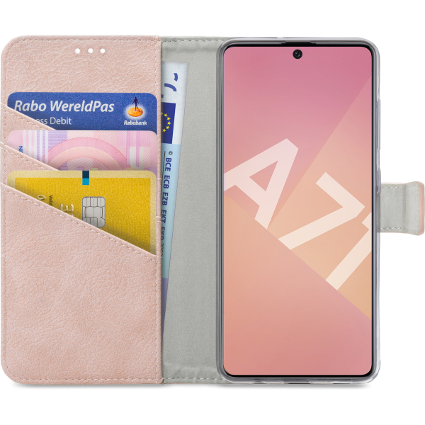 My Style Flex Wallet For Samsung Galaxy A71 Pink - Afbeelding 3
