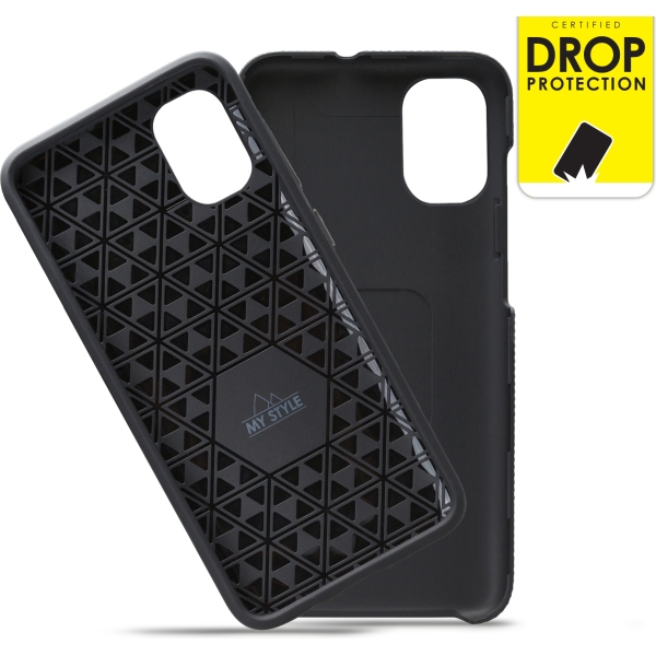 My Style Tough Case For Samsung Galaxy A51 Black - Afbeelding 2