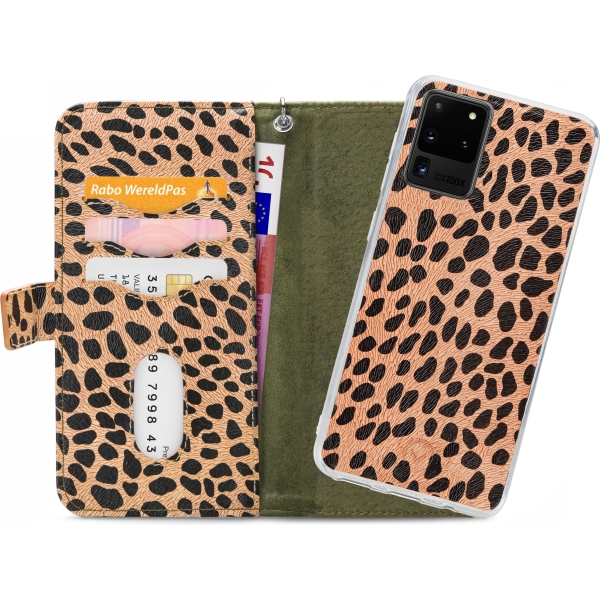 Mobilize 2In1 Gelly Zipper Case Samsung Galaxy S20 Ultra/S20 Ultra 5G Olive/Leopard - Afbeelding 4