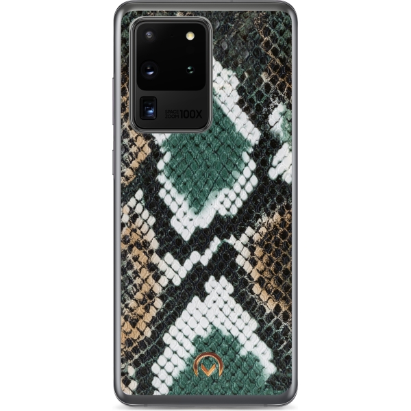 Mobilize 2In1 Gelly Velvet Clutch For Samsung Galaxy S20 Ultra/S20 Ultra 5G Green Snake - Afbeelding 6