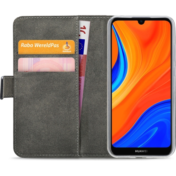 Mobilize Classic Gelly Wallet Book Case Huawei Y6S (2019) Black - Afbeelding 4