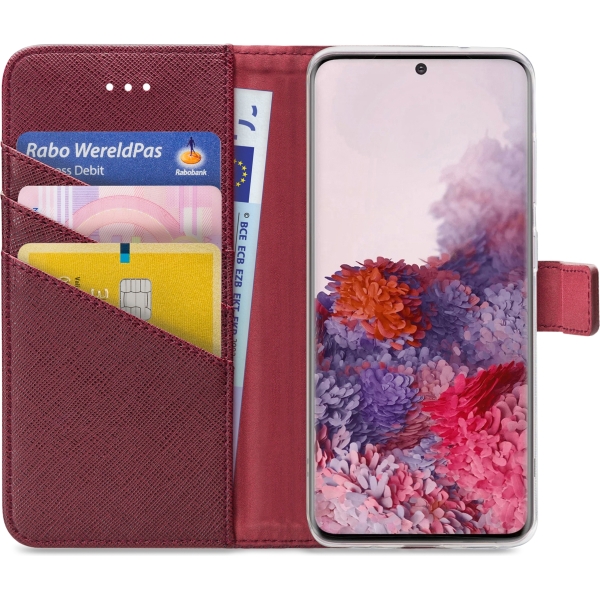 My Style Flex Wallet For Samsung Galaxy S20/S20 5G Bordeaux - Afbeelding 3