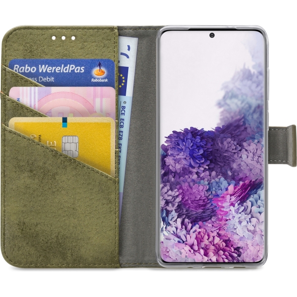 My Style Flex Wallet For Samsung Galaxy S20+/S20+ 5G Olive - Afbeelding 3