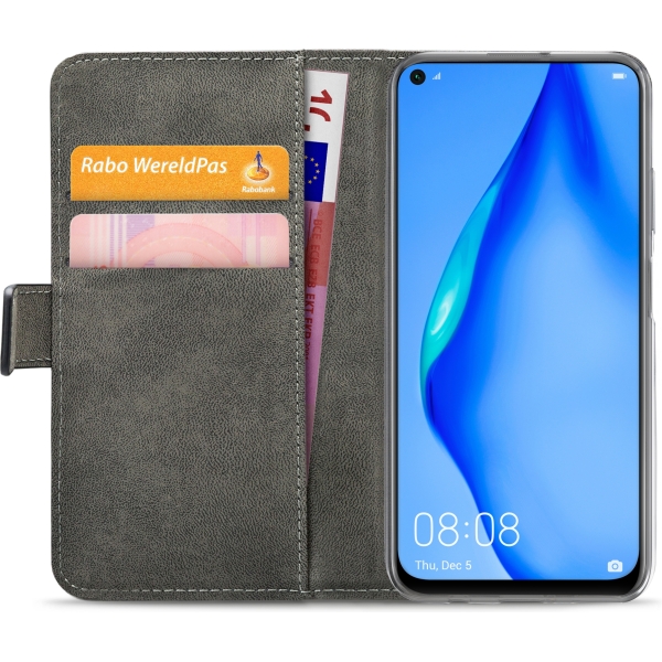 Mobilize Classic Gelly Wallet Book Case Huawei P40 Lite Black - Afbeelding 4