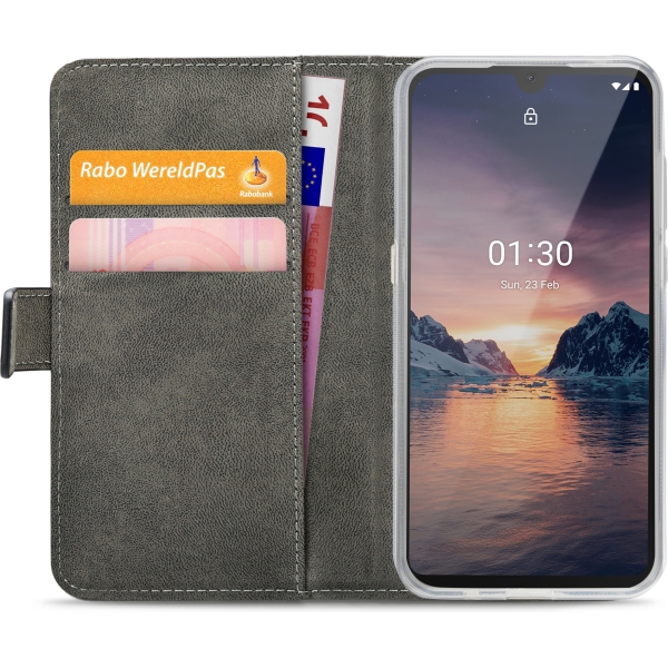 Mobilize Classic Gelly Wallet Book Case Nokia 1.3 Black - Afbeelding 4