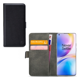 Mobilize Classic Gelly Wallet Book Case Oneplus 8 Pro Black