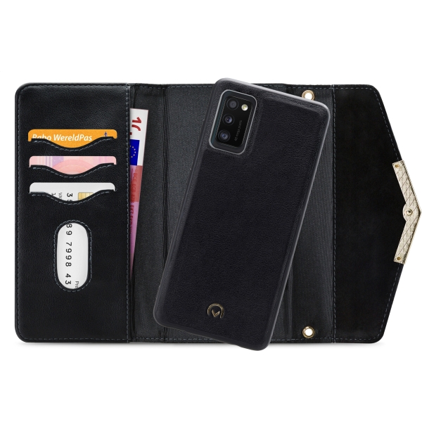 Mobilize 2In1 Gelly Velvet Clutch For Samsung Galaxy A41 Deep Black - Afbeelding 4