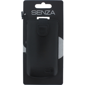 Senza Leather Slide Case Black Size L