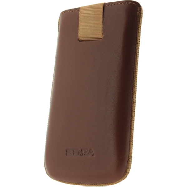 Senza Leather Slide Case Cognac Size S - Afbeelding 3
