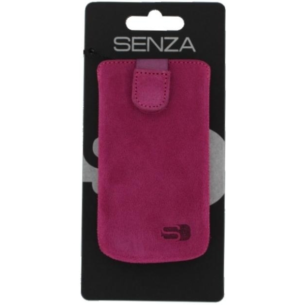 Senza Suede Slide Case Hot Pink Size S