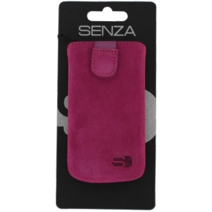 Senza Suede Slide Case Hot Pink Size Xl