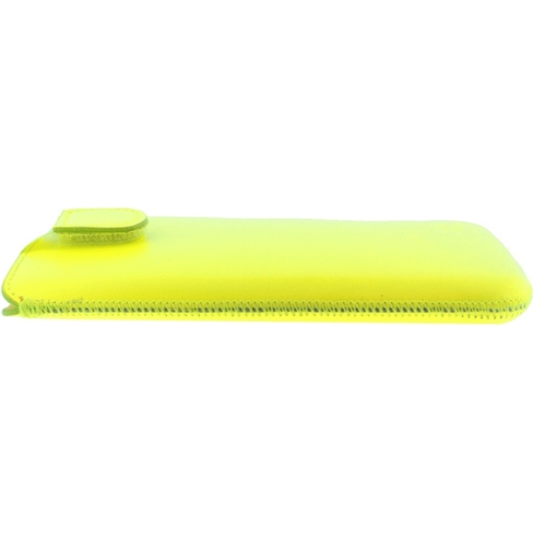 Senza Leather Slide Case Neon Yellow Size M-Large - Afbeelding 4