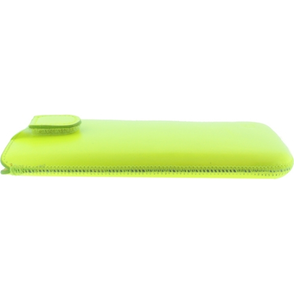 Senza Leather Slide Case Neon Yellow Size Xxl - Afbeelding 4