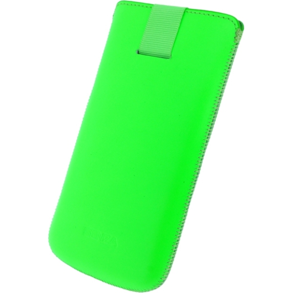 Senza Leather Slide Case Neon Green Size Xxl - Afbeelding 3