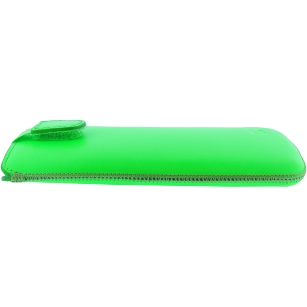 Senza Leather Slide Case Neon Green Size Xxl - Afbeelding 4