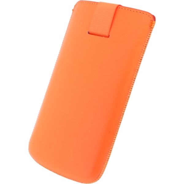 Senza Leather Slide Case Neon Orange Size Xxl - Afbeelding 3