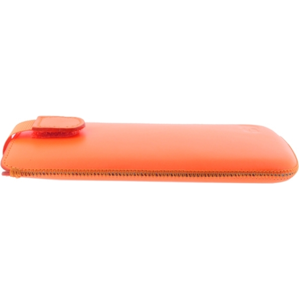 Senza Leather Slide Case Neon Orange Size Xxl - Afbeelding 4