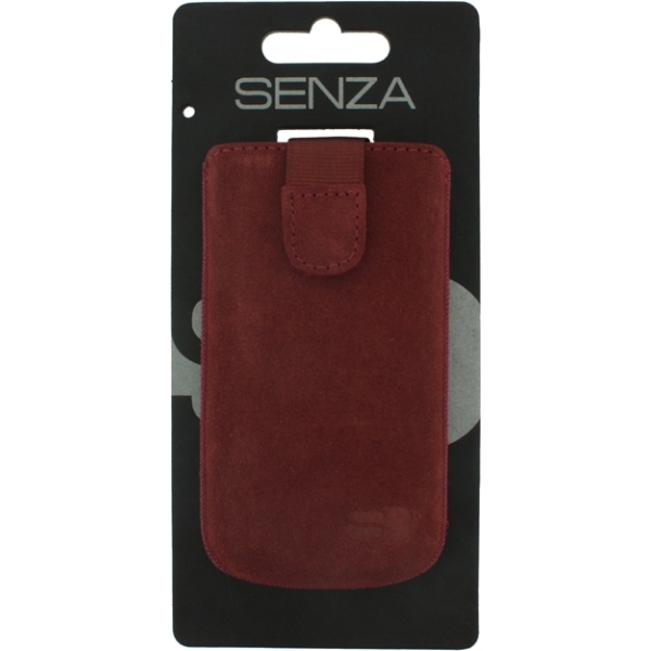 Senza Suede Slide Case Rusty Red Size Xl