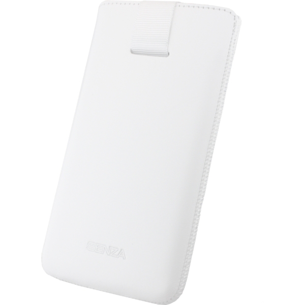 Senza Leather Slide Case White Size L - Afbeelding 3