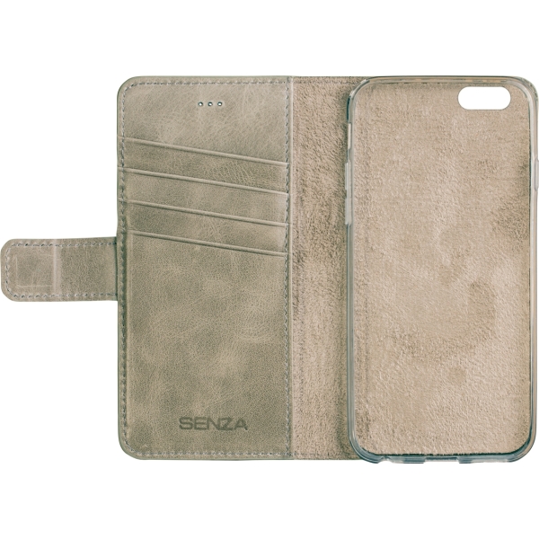 Senza Pure Leather Wallet Apple Iphone 6/6S Moss Green - Afbeelding 2