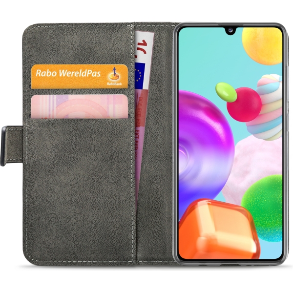 Mobilize Classic Gelly Wallet Book Case Samsung Galaxy A41 Black - Afbeelding 4