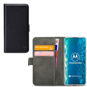 Mobilize Classic Gelly Wallet Book Case Motorola Edge Black