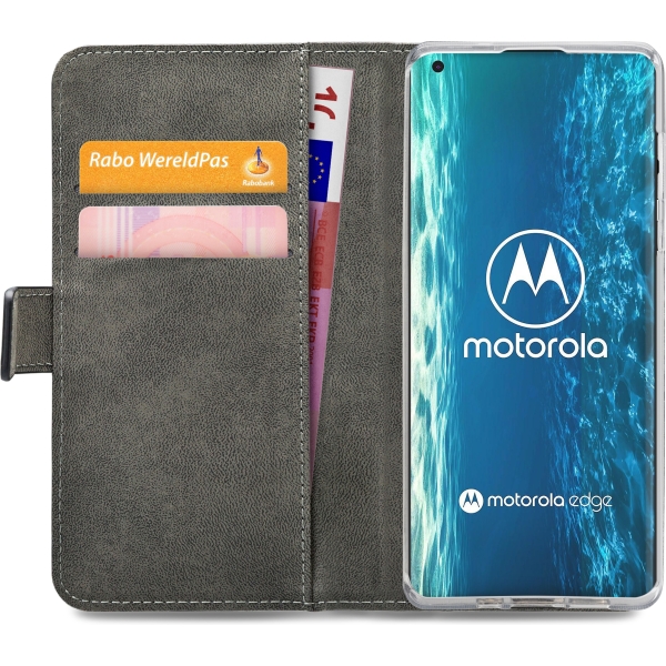 Mobilize Classic Gelly Wallet Book Case Motorola Edge Black - Afbeelding 4