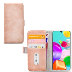Mobilize Elite Gelly Wallet Book Case Samsung Galaxy A41 Soft Pink
