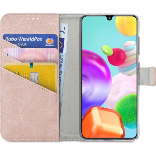 My Style Flex Wallet For Samsung Galaxy A41 Pink - Afbeelding 3