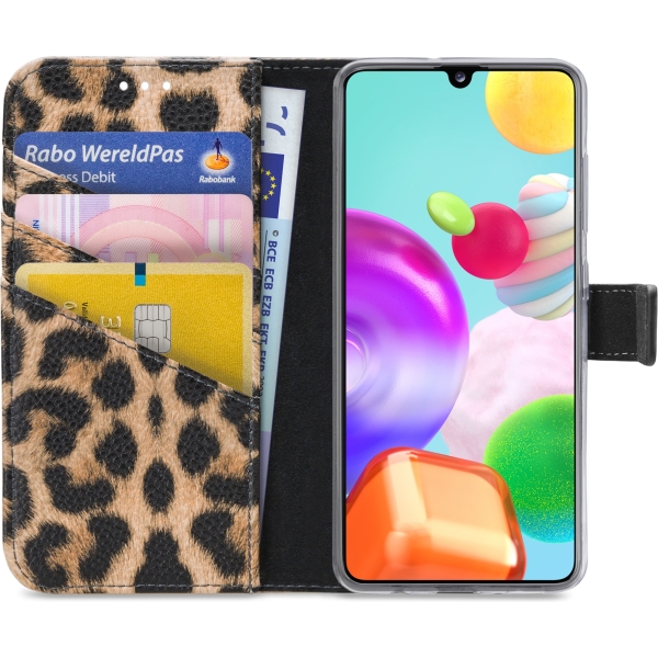 My Style Flex Wallet For Samsung Galaxy A41 Leopard - Afbeelding 3