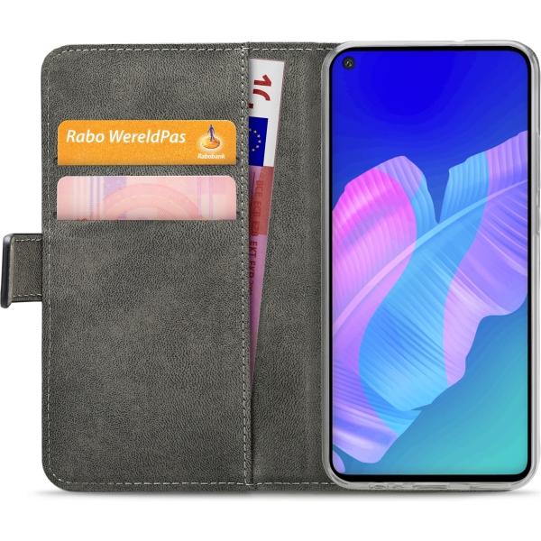 Mobilize Classic Gelly Wallet Book Case Huawei P40 Lite E Black - Afbeelding 4