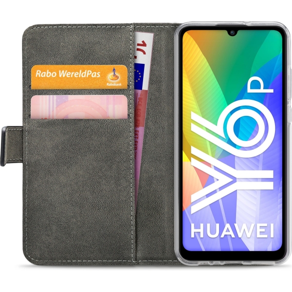 Mobilize Classic Gelly Wallet Book Case Huawei Y6P Black - Afbeelding 4