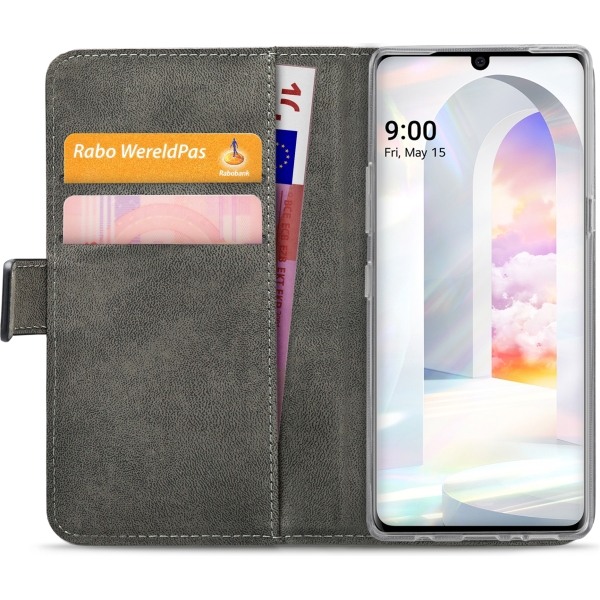 Mobilize Classic Gelly Wallet Book Case Lg Velvet Black - Afbeelding 4