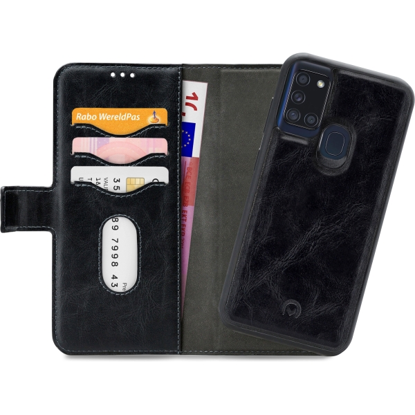 Mobilize 2In1 Gelly Wallet Case Samsung Galaxy A21S Black - Afbeelding 4