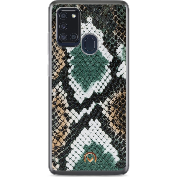 Mobilize 2In1 Gelly Velvet Clutch For Samsung Galaxy A21S Green Snake - Afbeelding 6