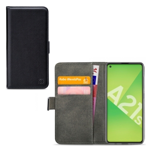 Mobilize Classic Gelly Wallet Book Case Samsung Galaxy A21S Black