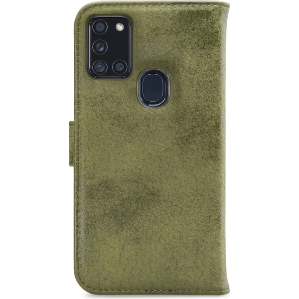 My Style Flex Wallet For Samsung Galaxy A21S Olive - Afbeelding 2