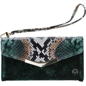 Mobilize 2In1 Gelly Velvet Clutch For Apple Iphone 12 Mini Green Snake