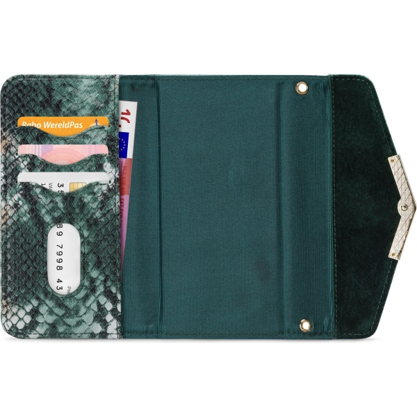 Mobilize 2In1 Gelly Velvet Clutch For Apple Iphone 12 Mini Green Snake - Afbeelding 3