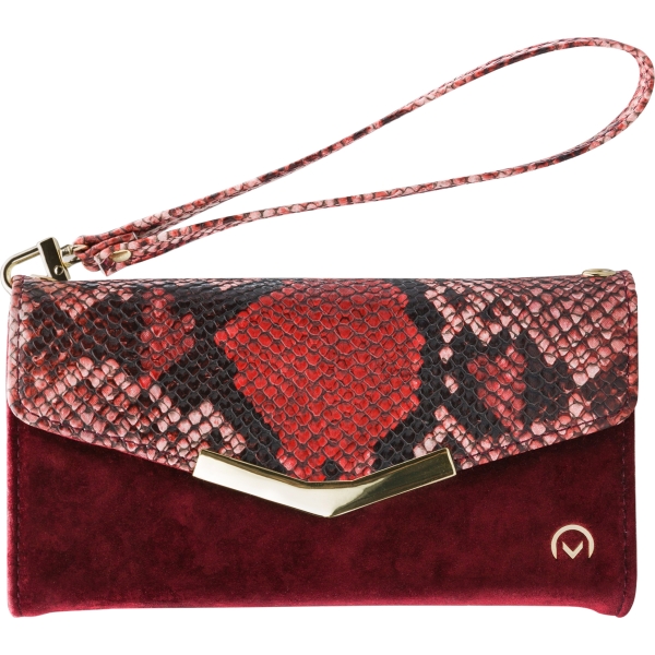 Mobilize 2In1 Gelly Velvet Clutch For Apple Iphone 12 Mini Red Snake