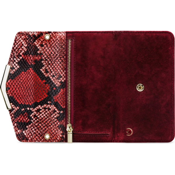 Mobilize 2In1 Gelly Velvet Clutch For Apple Iphone 12 Mini Red Snake - Afbeelding 5