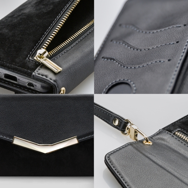 Mobilize 2In1 Gelly Velvet Clutch For Apple Iphone 12 Mini Deep Black - Afbeelding 7